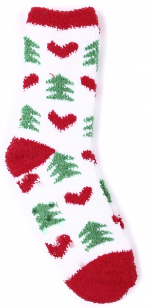 Шкарпетки жіночі La Nuit Ялиночки р.one size червоний 1 шт.