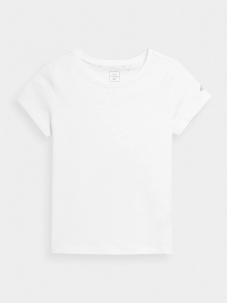 Футболка 4F TSHIRT F643 4FJMM00TTSHF643-10S р.158 белый
