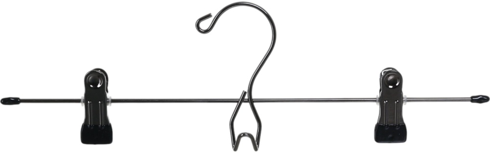 Набор плечиков Vivendi Black Nickel с зажимами для брюк и юбок 2 шт.