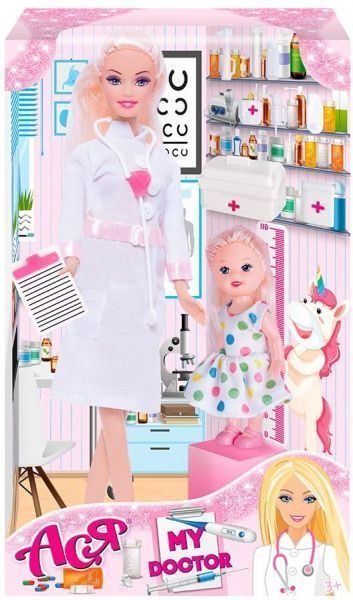 Кукла Ася Мой доктор блондинка