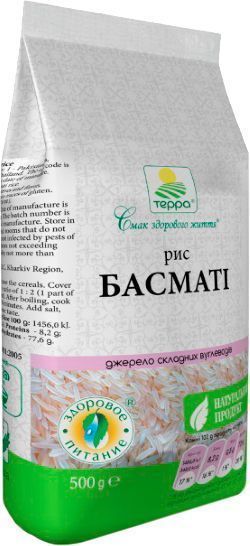 Рис ТЕРРА 500 г Басмати 