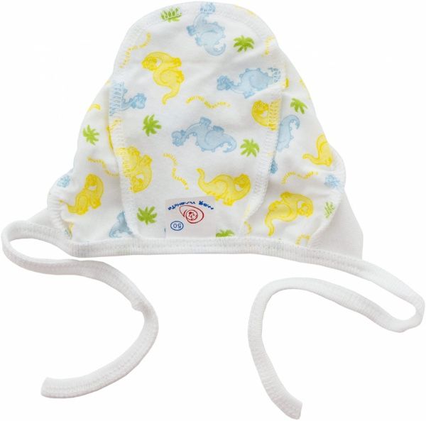 Чепчик детский Моя планета Ч104 р.50 белый с рисунком