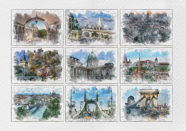 Скетчбук Будапешт A4 10 арк. 1В1520 Аркуш