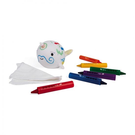 Игрушка для купания Janod Рисование. Нарвал J04726