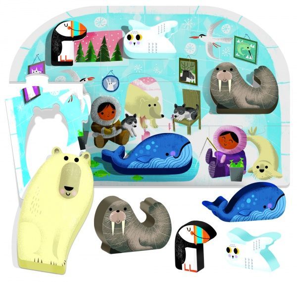 Пазл Headu Монтессорі_Полярний світ MU24711