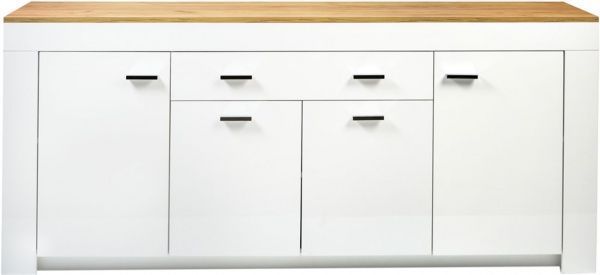 Комод Embawood Lemberg W1900 білий/дуб сонома 