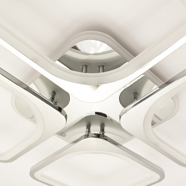 Люстра світлодіодна Luminaria 4Q550/90 100 Вт хром/білий LOOK RGB 100W CHROME 