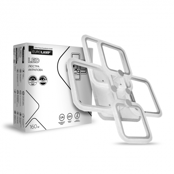 Люстра світлодіодна Eurolamp A15 160 Вт білий LED-LS-160-A15 