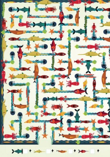 Книга «Гигантские лабиринты Проходи ищи считай» 978-617-093-338-6