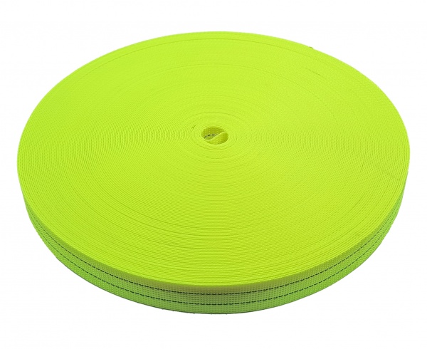 Лента текстильная желтая 25 мм 1x25 мм 50