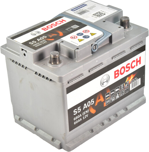 Акумулятор автомобільний Bosch S5 60Ah 680A 12V «+» праворуч (0092S5A050)