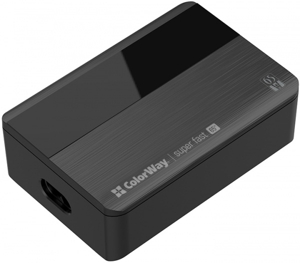 Зарядное устройство ColorWay Power Delivery (2USB-A + 2USB TYPE-C) (65W) 