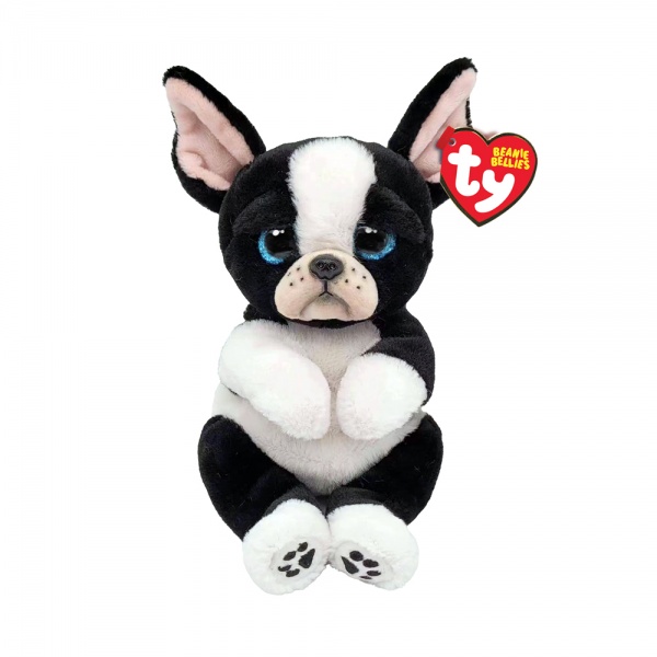 М'яка іграшка TY Чорно-білий песик TINK (41054) 22 см біло-чорно-сірий 41054