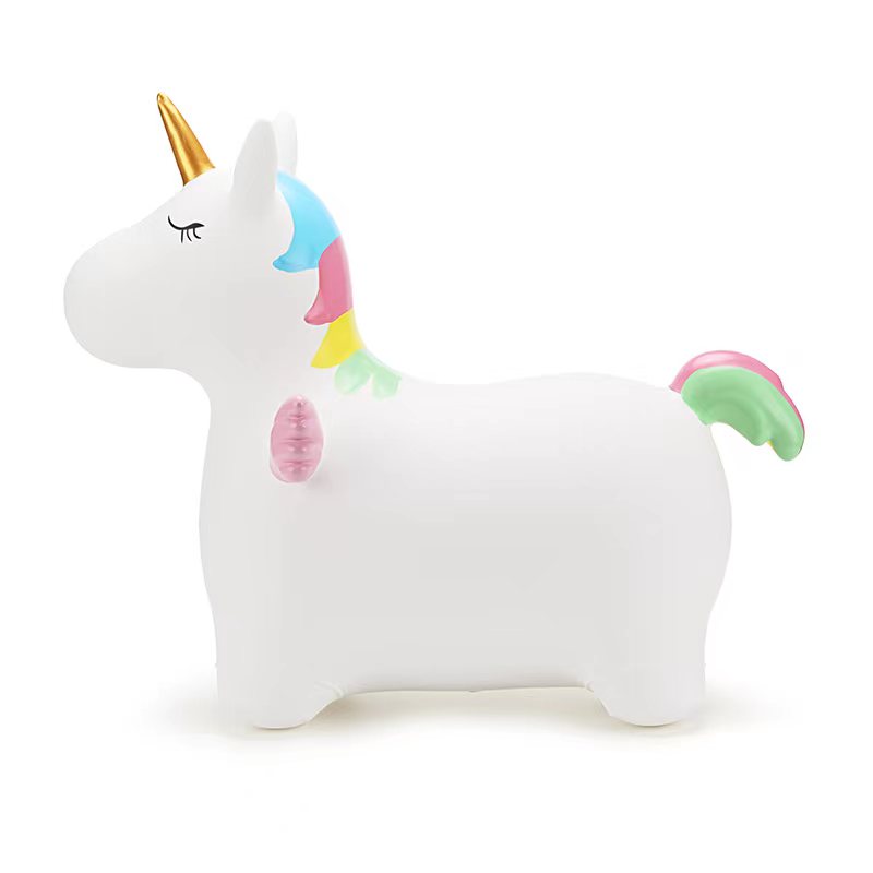 Попрыгунчик надувной MaxxPro kids Единорог с насосом PA39925