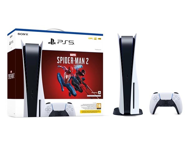 Ігрова консоль Sony PlayStation 5 Ultra HD Blu-ray (Marvel's Spider-Man 2) white