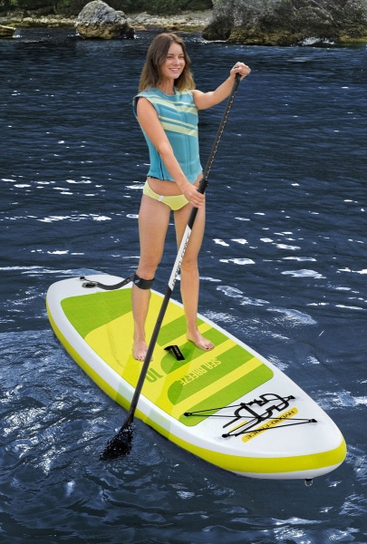 SUP-дошка Bestway Sea Breeze 305х84х12 см (65340) білий/жовтий