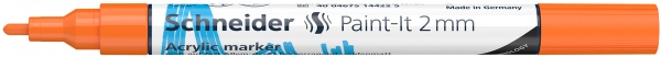 Маркер акриловий Schneider Paint-it 310 2 мм S120106 помаранчевий 