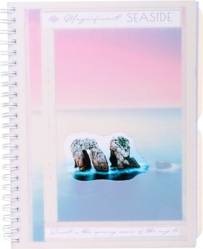 Зошит шкільний Квіти А5 108 аркушів у клітинку