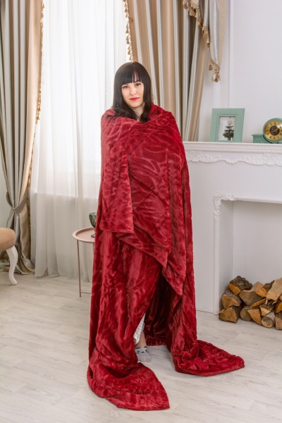 Плед №1015 Aurora 200x230 см red MirSon 