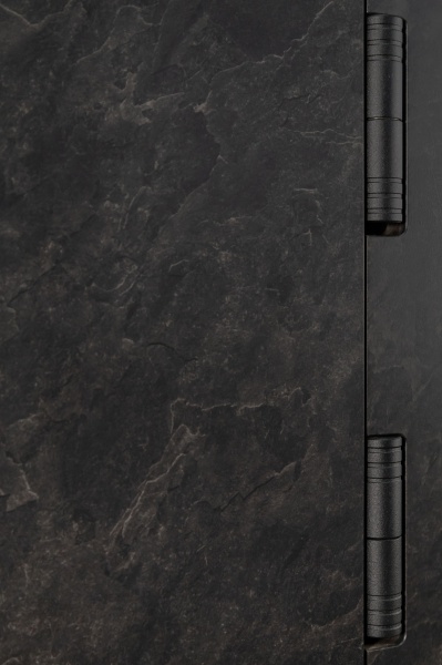 Дверь входная Булат Термо FORTEZZA (Квадро) 536 mamba morion / белый супермат 2050x950 мм правая