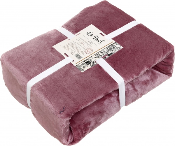 Плед Frannel Solid Nostalgia 160x200 см розовый La Nuit 