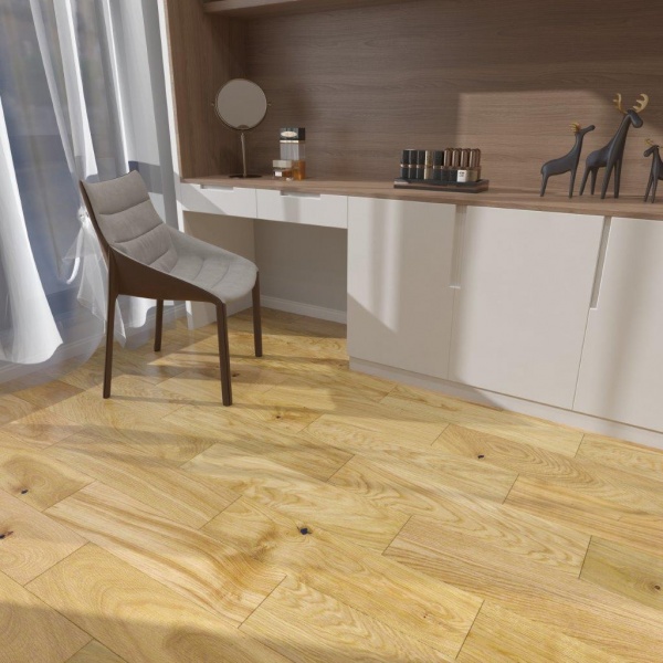 Паркетная доска Ekoparket дуб однополосная 725х180х14 мм (0,91 кв.м) Victory