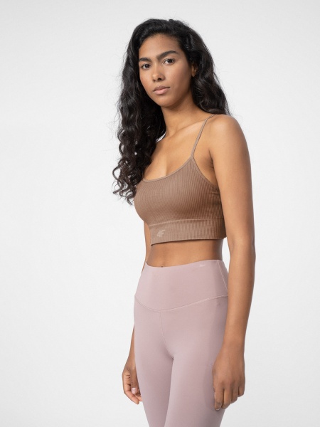 Бра 4F SPORT BRA F031 4FSS23USBAF031-82S р.M-L рожевий