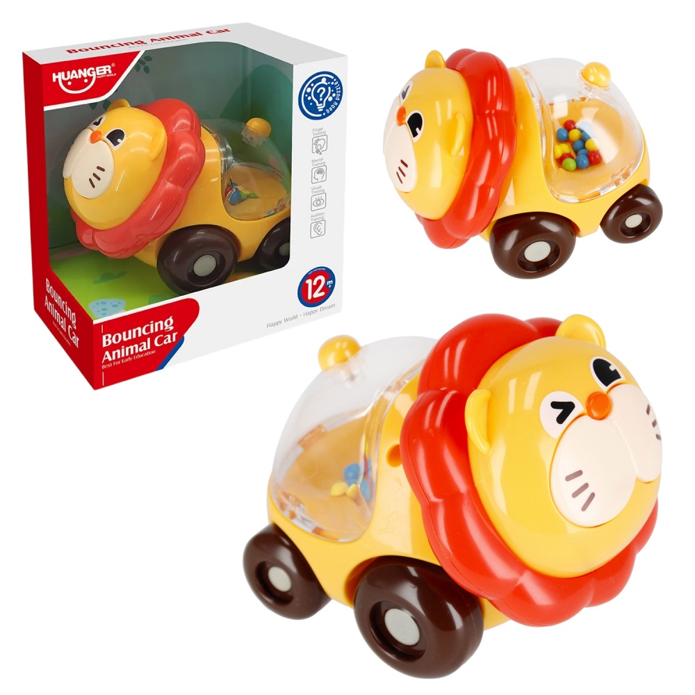 Игрушка-каталка Shantou Лев с шариками HE8057