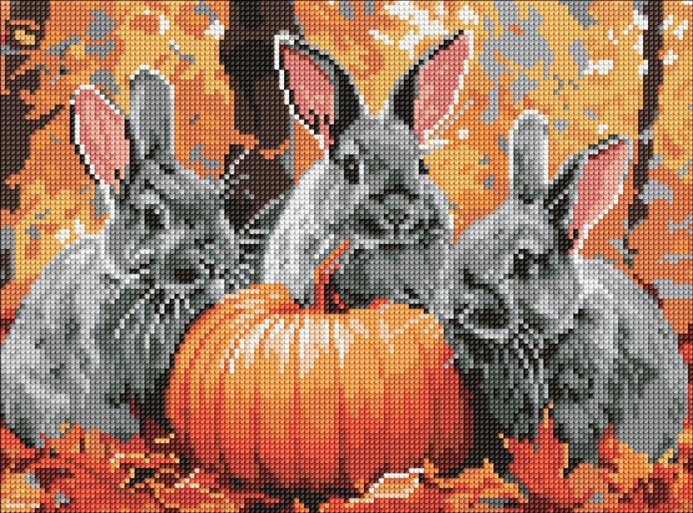 Алмазна мозаїка Кролячі пригоди ©art_selena_ua Ideyka