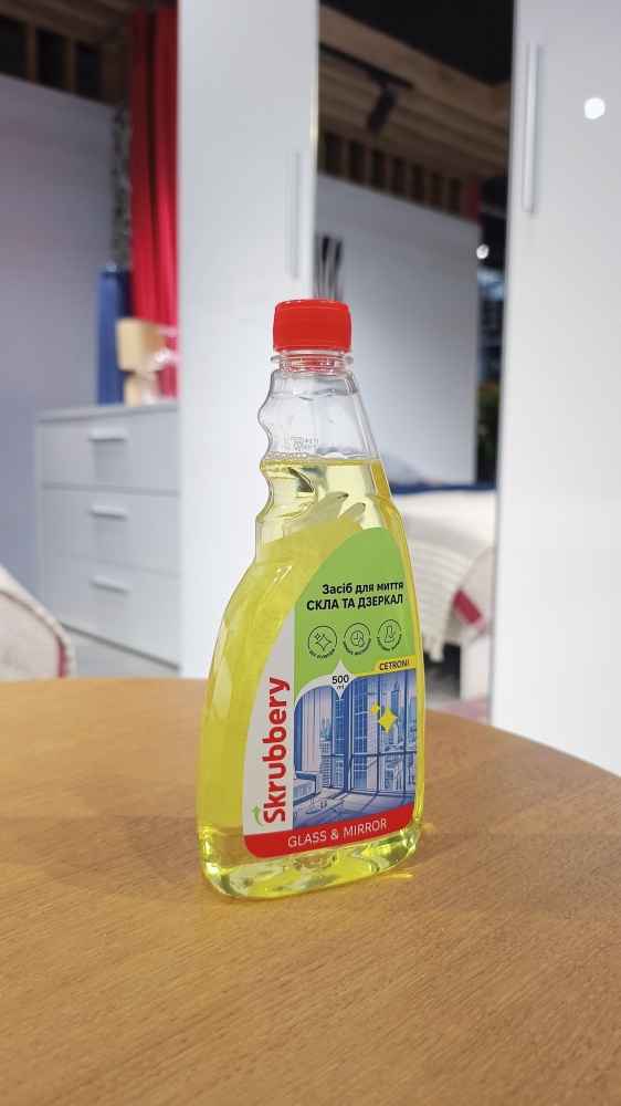 Средство моющее для стекла и зеркал SKRUBBERY Cetroni (запаска) 0,5 л