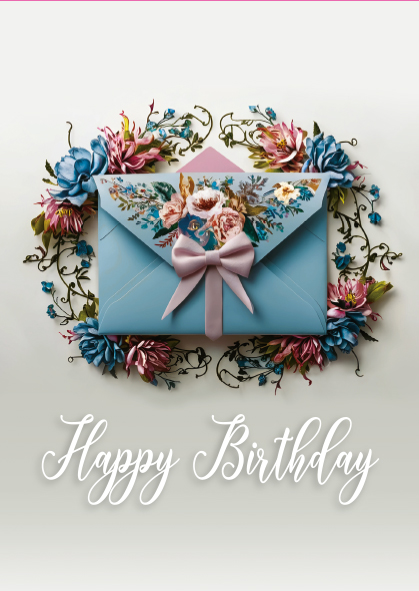 Листівка вітальна Happy Birthday (З Днем Народження)