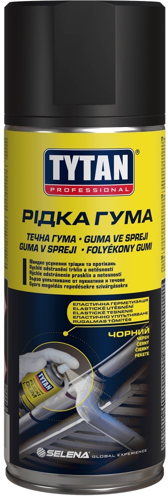 Герметик Tytan Professional Жидкая резина черный 400 мл