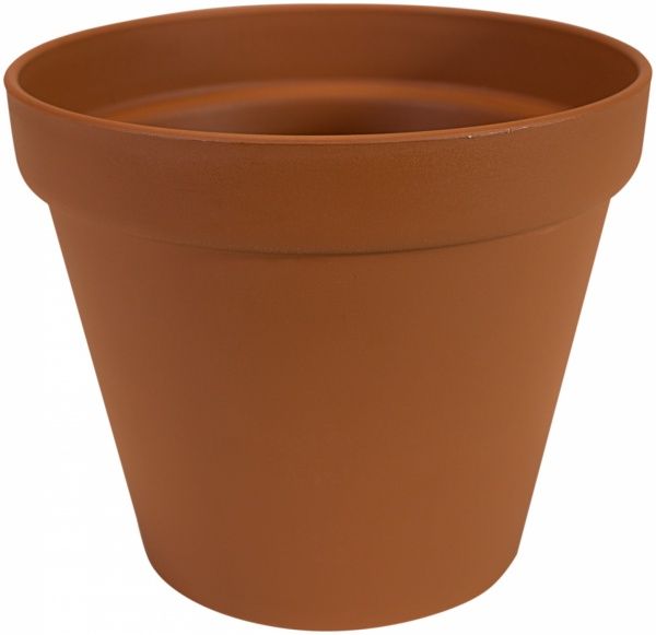 Горщик пластиковий Prosperplast Glinka круглий 4,2л теракот (10-18-094-00) 