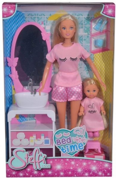 Ляльковий набір Simba Steffi & Evi Love Час вмиватися з аксесуарами