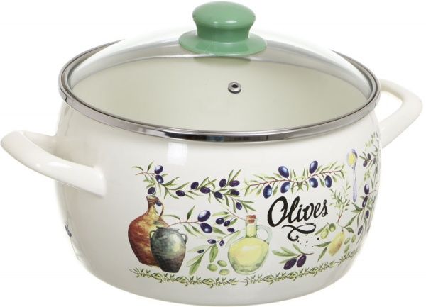 Кастрюля Олива 5,3 л 2821 Metrot