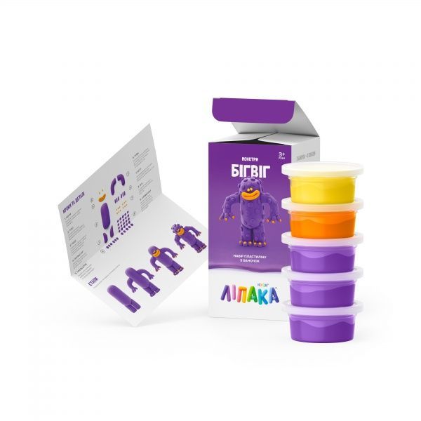 Интерактивный игровой набор Липака Пластилин с приложением Claymate Бигвиг MMN005