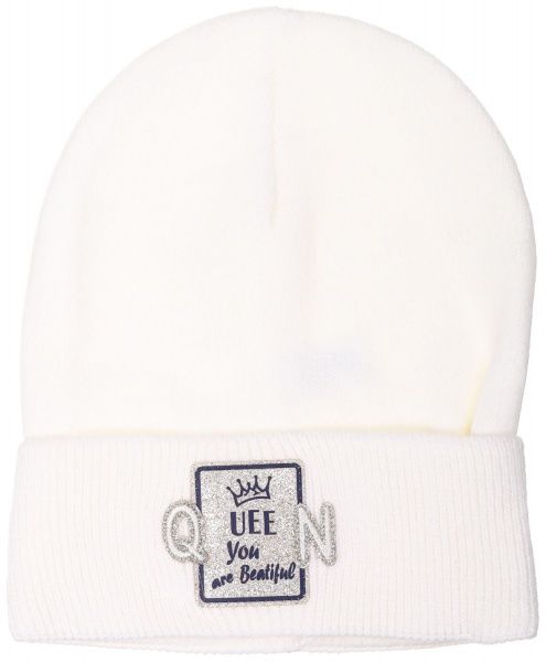 Шапочка дитяча для дівчинки Kraft+ 9502 р.52-54 молоко 