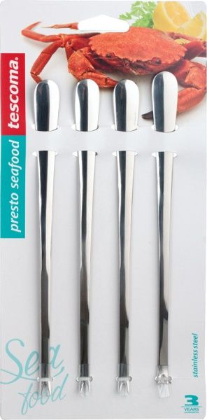 Набор вилок для моллюсков Presto Seafood 20 см 4 шт. 421086 Tescoma