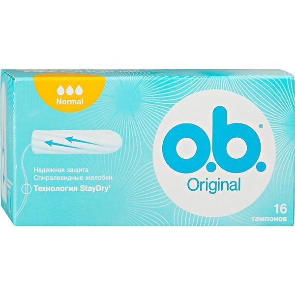 Тампони гігієнічні o.b. Original normal 16 шт.