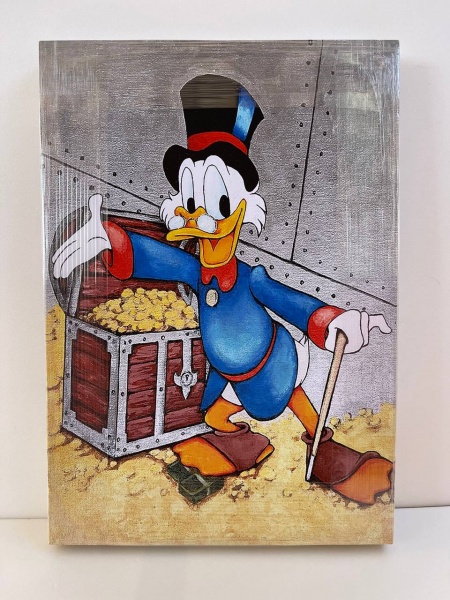 Репродукція Дональд зі скринькою 35x50 см Арт Фемелі 