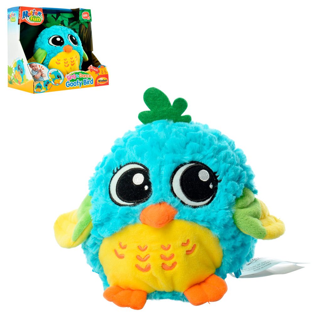 Іграшка музична Winfun Плюшева сова 1146-NL