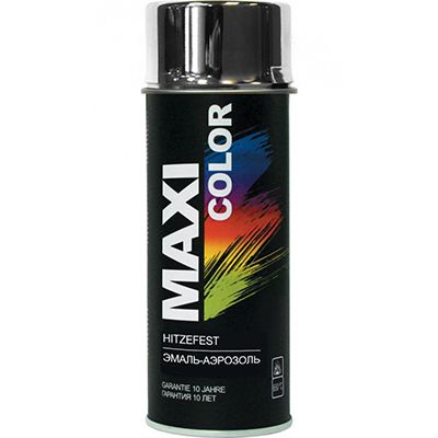 Емаль аерозольна Maxi Color срібний 400 мл