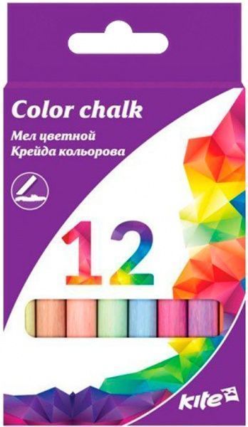 Крейда кольорова 12 кольорів KITE