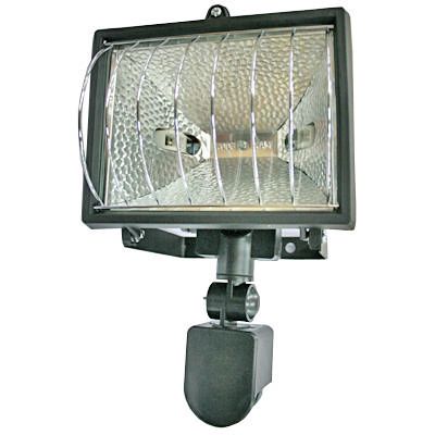 Прожектор галогеновый с датчиком движения Ultralight 500 Вт черный