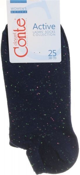 Шкарпетки Conte ACTIVE ультракороткі 16С-62СП 085 р. 25 темно-синій 1 шт. 