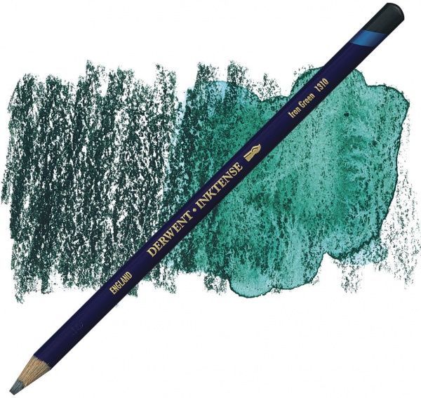 Олівець чорнильний Inktense 1310 Зелений сталевий Derwent