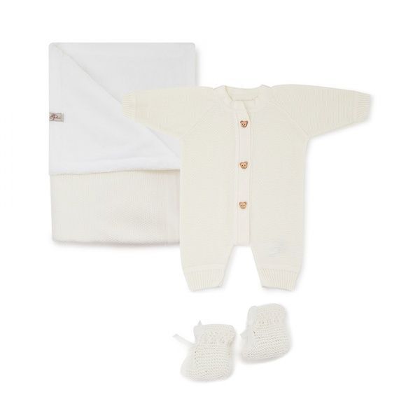 Человечек Аrt Knit + плед и пинетки р.62 