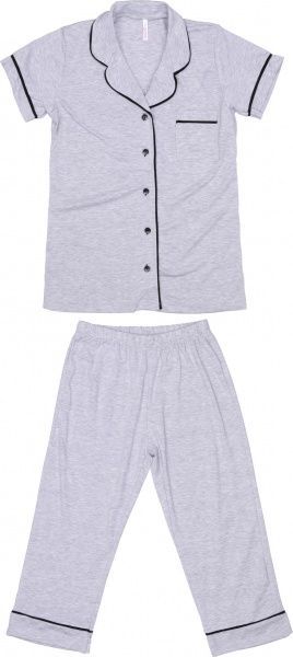 Комплект жіночий Nika Isik 19006 р. XL сірий 