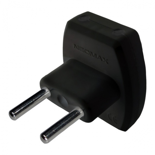 Тройник Neomax без заземления 3 гн. черный NX1119 