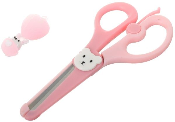 Ножиці дитячі Космос рожеві